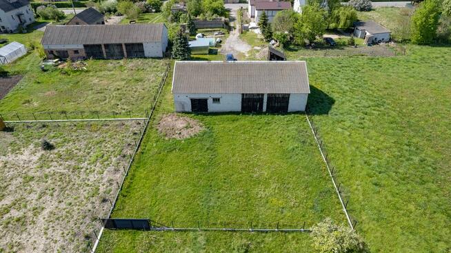 Ogrodzona działka z projektem na dom jednorodzinny