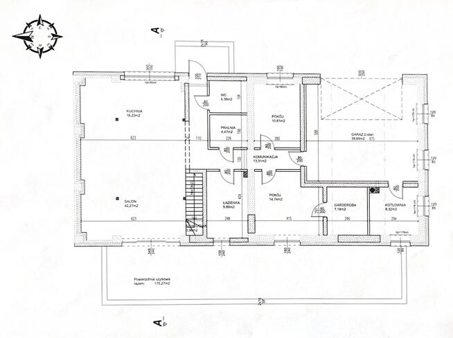 Ogrodzona działka z projektem na dom jednorodzinny