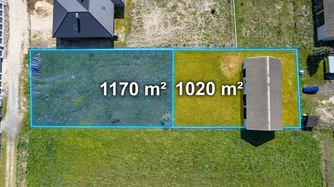 Ogrodzona działka z projektem na dom jednorodzinny