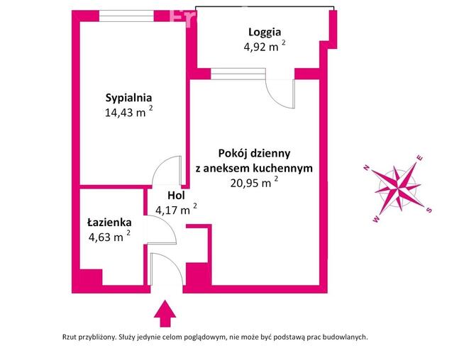 Doskonale skomunikowane nowoczesne mieszkanie