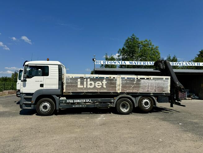 MAN TGA.400 dźwig Hiab widły niski przebieg