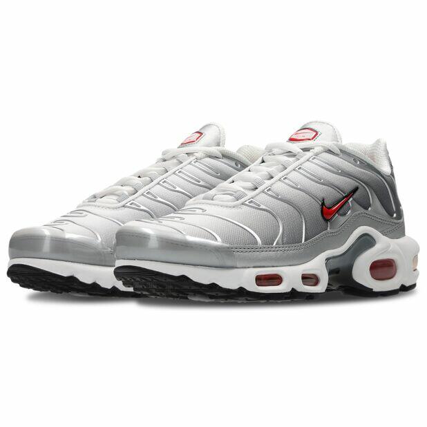 Nike Air Max Tuned 1 Mtlc Silver-Univ Red-Cool Grey
