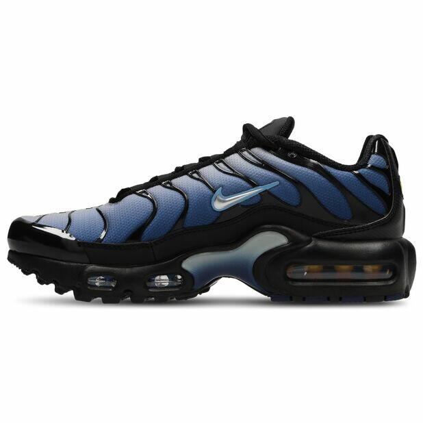 Nike Air Max Tuned 1 Black-Metallic Silver-Blue