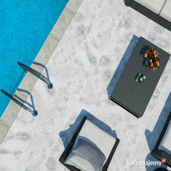 Płytki dolomit Bianco Colorato piaskowany komplet0,742m2