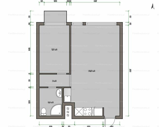 Wyremontowane umeblowane 2 pokoje 36m2 klimatyzacja balkon U