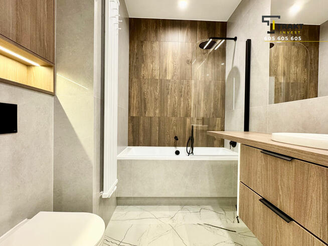 Apartament z garażem- M3 blisko starówki/AGD i meble w cenie