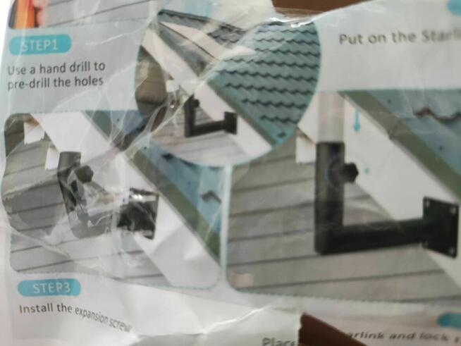 Uchwyt do anteny StarLink V2 Wspornik ścienny mocowanie