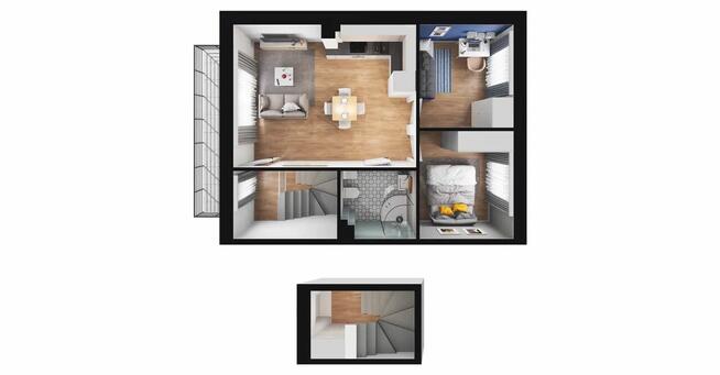 3 pokoje z ogródkiem Fotowoltaiką + 2 m. postojowe GRATIS !