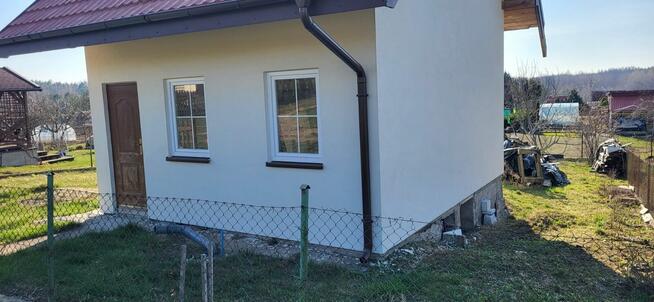 Działka ROD z nowym domem