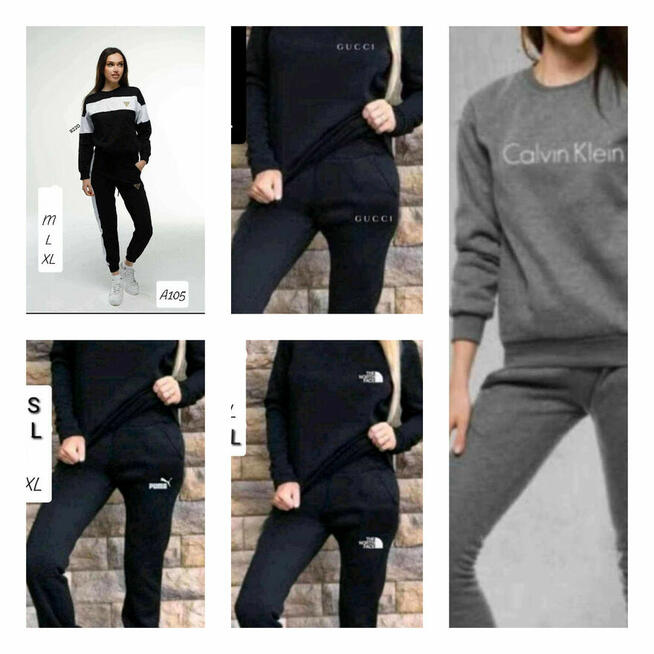 Dresy damskie Gucci, Puma, Guess, Nike, Ck,