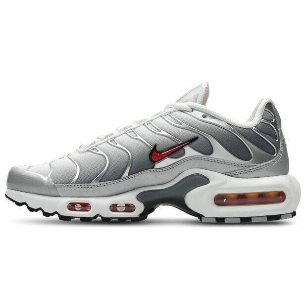Nike Air Max Tuned 1 Mtlc Silver-Univ Red-Cool Grey