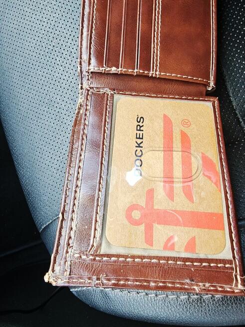 Portfel Dockers męski, skórzany, oryginał USA