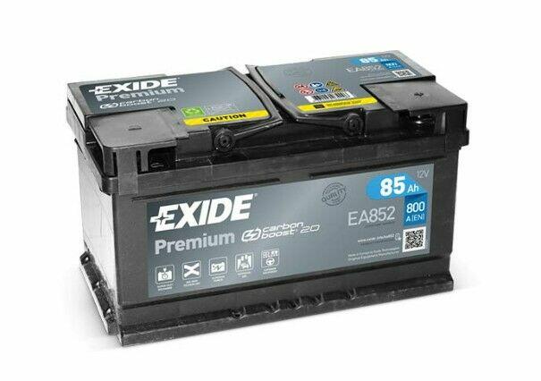 Akumulator Exide Premium 85Ah 800A EA852 PRAWY PLUS