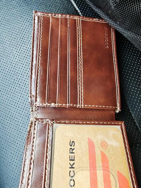 Portfel Dockers męski, skórzany, oryginał USA