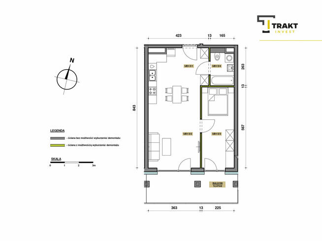Lokal usługowy z balkonem – pod gabinet/biuro/turystów