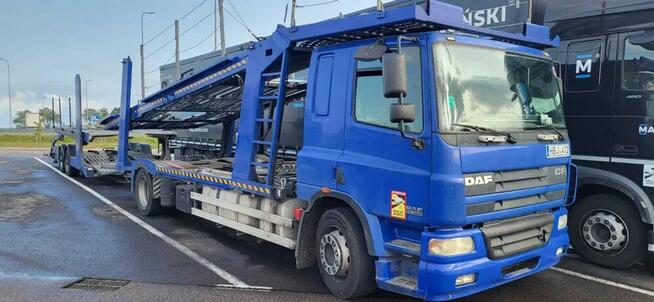 DAF Lohr autotransporter 2006 + przyczepa