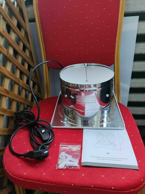 Wentylator Osiowy Kuchenny Łazienkowy Rurowy Wyciągowy Wiatrak