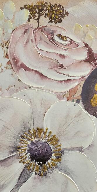 Obraz Kwiaty ręcznie malowany