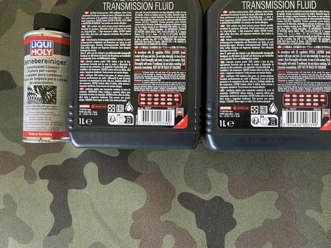 Płukanka i olej Motul 75W90 2l do manualnej skrzyni biegów