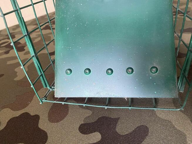 Żywołapka z dodatkowym zabezpieczeniem antyucieczkowym