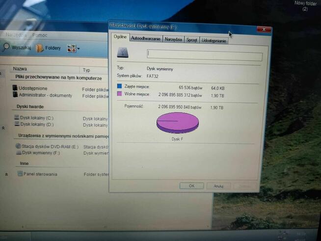Dysk SSD 2TB do Komputera Laptop USB3.0 przenośny zewnętrzny