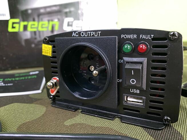 Przetwornica samochodowa GreenCell 300W