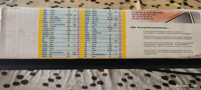 Okazja bagażnik dachowy