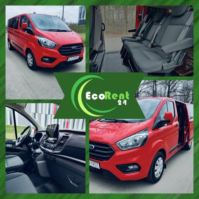 Wynajem Ford transit custom2022!9-osobowy!hak!winietywcenie!