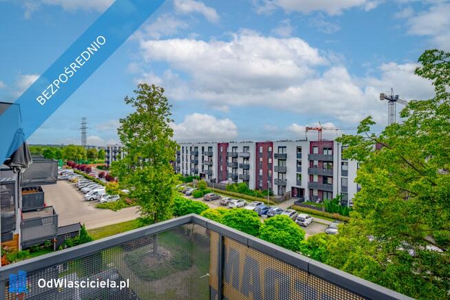 Nowa Cukrownia 2 pokoje + balkon z pięknym widokiem.
