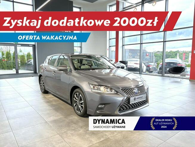 Lexus CT 200h Elegance 1.8 hybrid 99KM CVT 2018/2019 r., salon PL, I wł.,  VAT