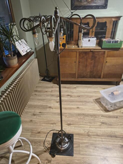 Lampa stojąca 3x + lampa wisząca 1x