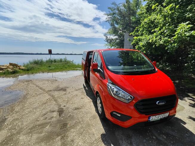 Wynajem Ford transit custom2022!9-osobowy!hak!winietywcenie!