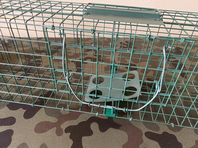 Żywołapka z dodatkowym zabezpieczeniem antyucieczkowym