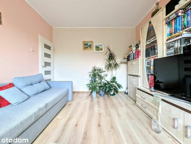 Mieszkanie na 1 piętrze, 2 pokoje, 49m, balkon, piwnica