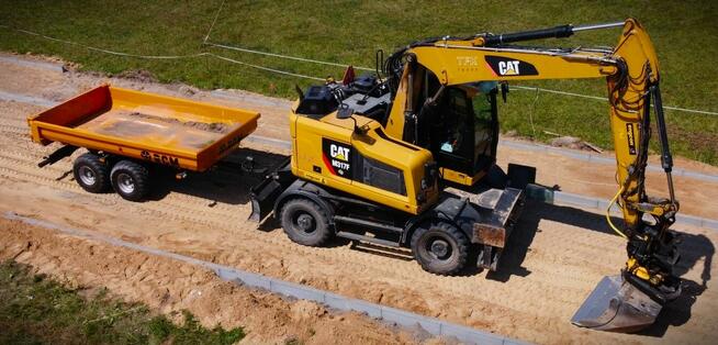 RCM PK1 Przyczepa do koparki kołowej 8ton