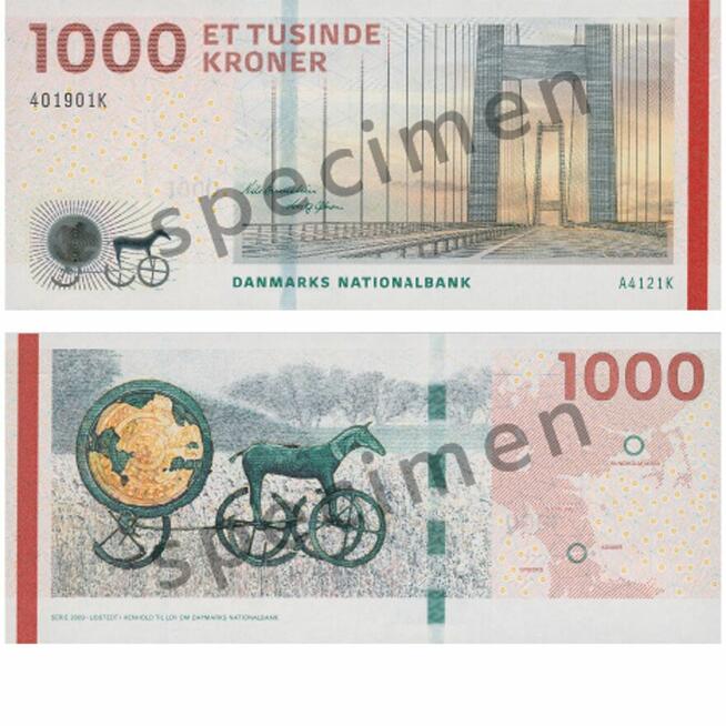 Skup banknoty korony duńskie DKK i bilon