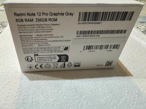 Xiaomi Redmi note 12 pro