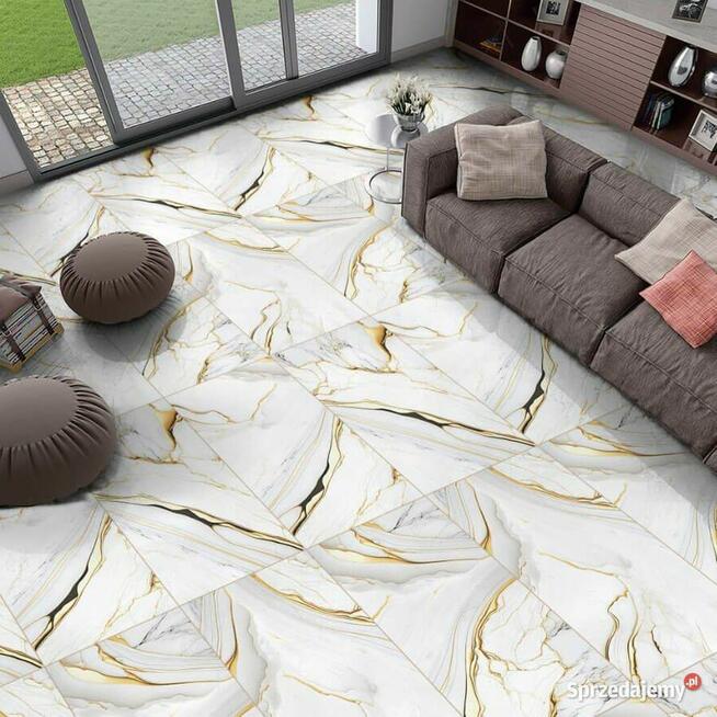 Gres Ice Gold Sky polerowany 120x60x0,9 cm