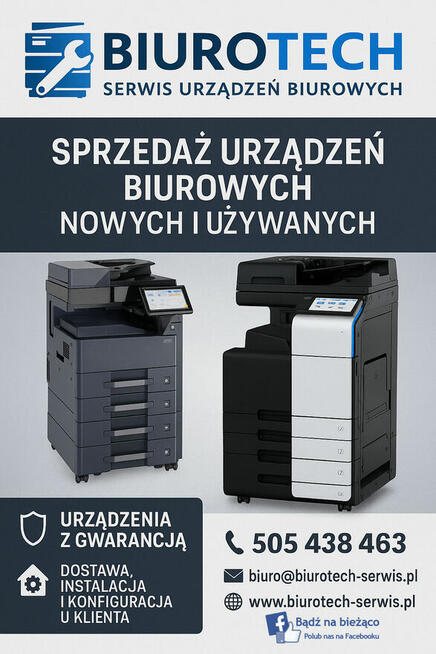 BiuroTech Serwis – Profesjonalny Serwis Sprzętu Biurowego PŁ