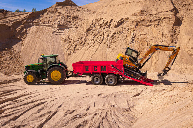 RCM CT1 CT MAX Przyczepa z najazdami wywrotka budowlana
