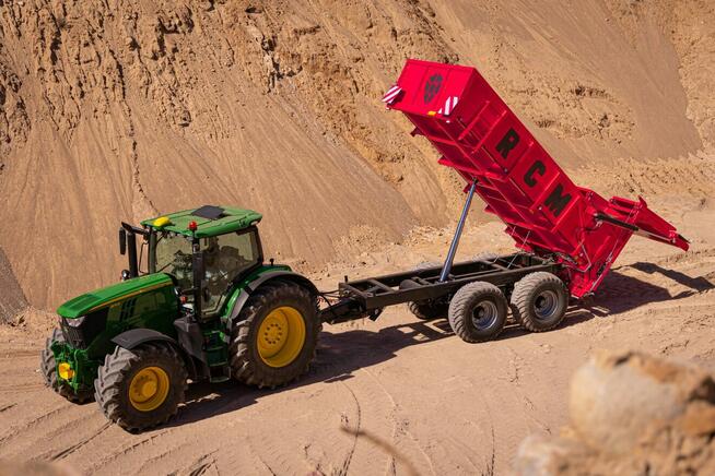 RCM CT1 CT MAX Przyczepa z najazdami wywrotka budowlana