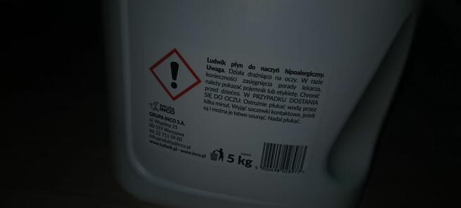 Płyn Ludwik hypoalergiczny 5 litrów bez zapachu.