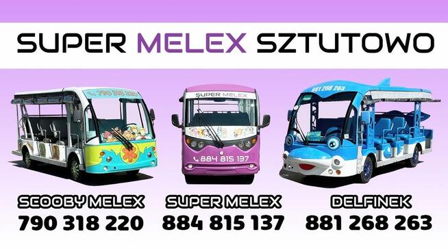 Melex Sztutowo transport meleks