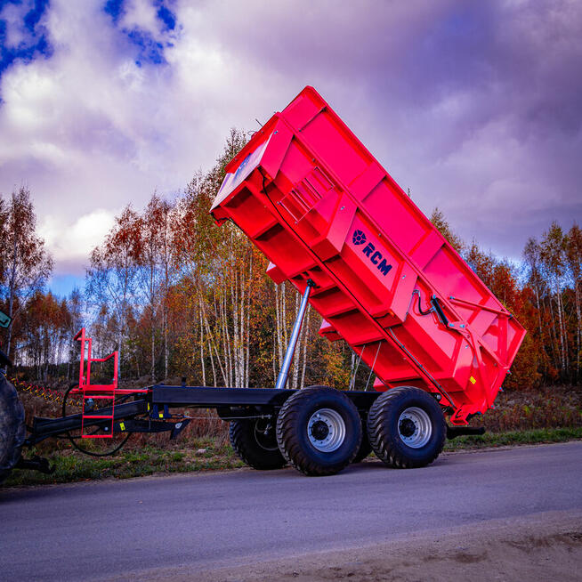 RCM CT2 przyczepa skorupowa budowlana