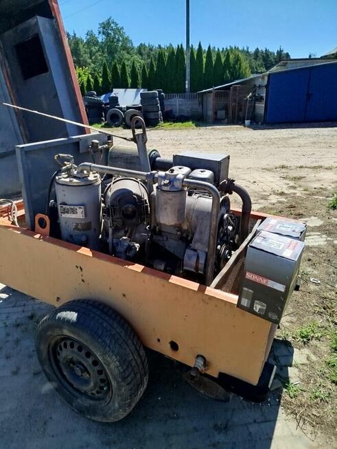 Piaskarka ze sprężarka