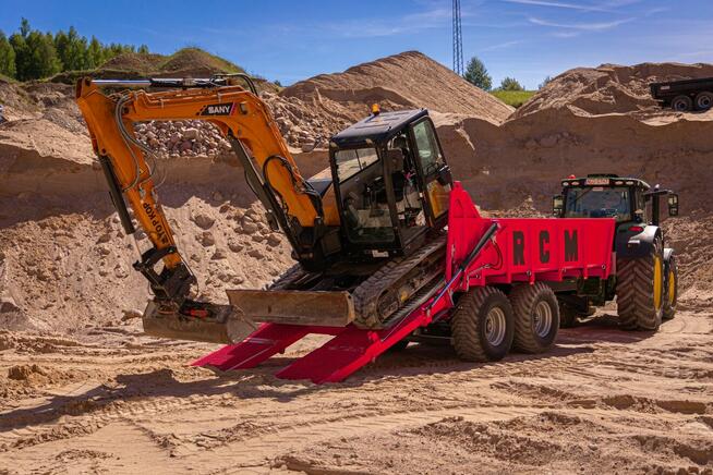 RCM CT1 CT MAX Przyczepa z najazdami wywrotka budowlana