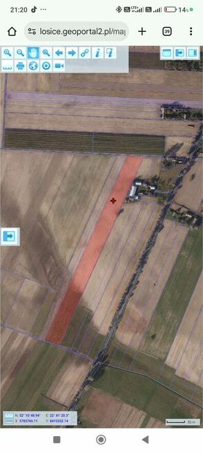 Sprzedam atrakcyjne pole rolne 2,58ha Pietrusy gmina Olszank