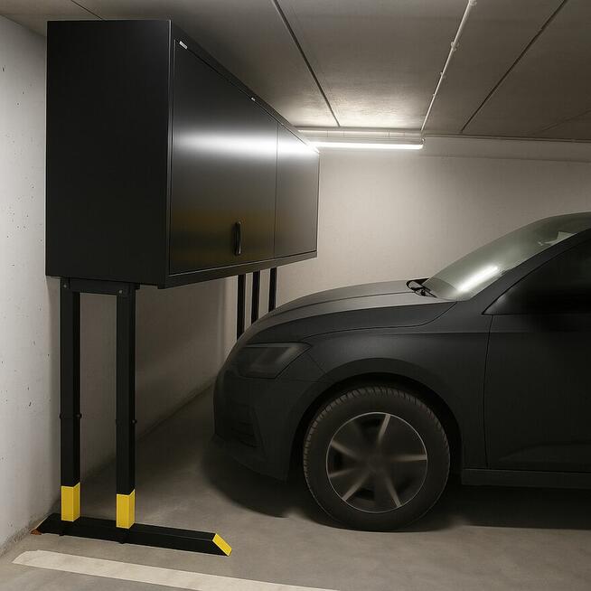 Box garażowy Szafa metalowa Solidpro TITAN - 2250 x 2100 x 9