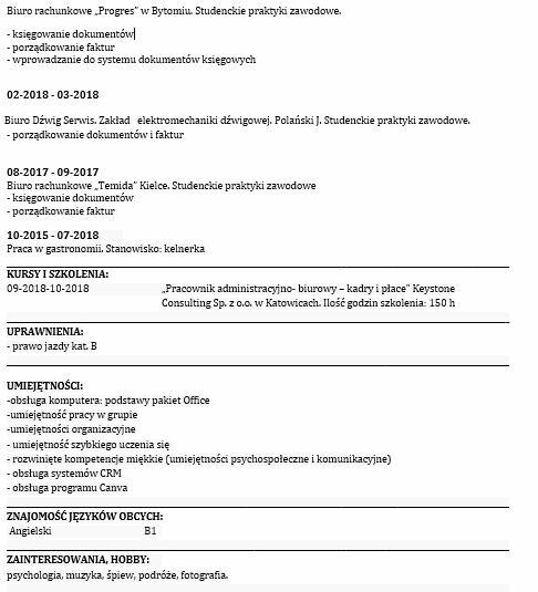 Asystentka zarządu, pomoc menadzerska, praca administracyjna