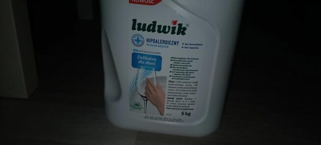 Płyn Ludwik hypoalergiczny 5 litrów bez zapachu.